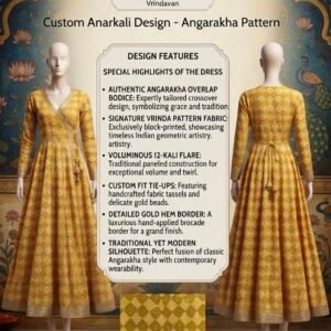 Yamuna Swarnima Yellow Angarakha Anarkali